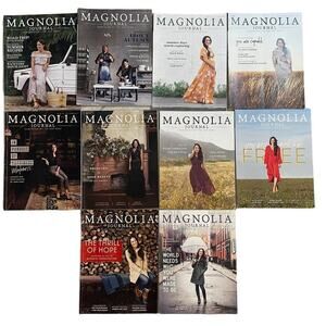 Lot 10 Magnolia Journal Magazine‎ Joanna Gaines 2017-2020 Fixer Upper Home Decor